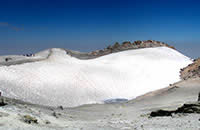 Damavand volcanic crater