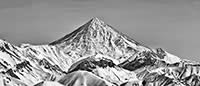 Mount Damavand in winter