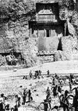 Naqsh-i-Rustam - View of the tomb of King Darius I